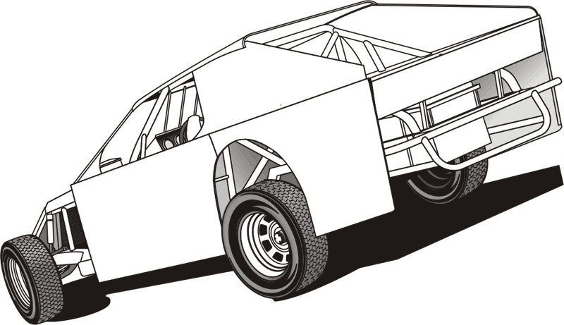 dirt track coloring pages - Clip Art Library