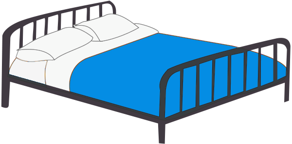 Double Bed Clipart 