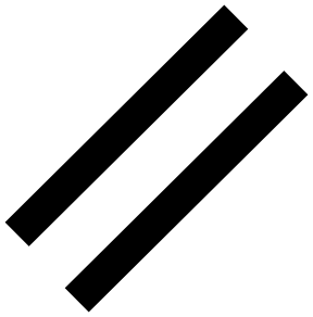 Reflective Black-on-White Slash Symbol Label in 2 Sizes CS875834