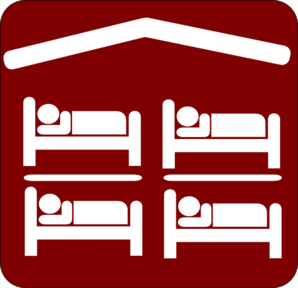 Hotel Motel Sleeping Accomodation Clip Art 