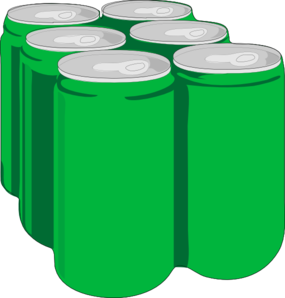 Beverage Cans W/o Shadow Clip Art 