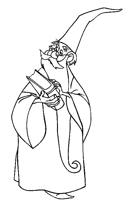 Sword In the Stone Coloring Page 