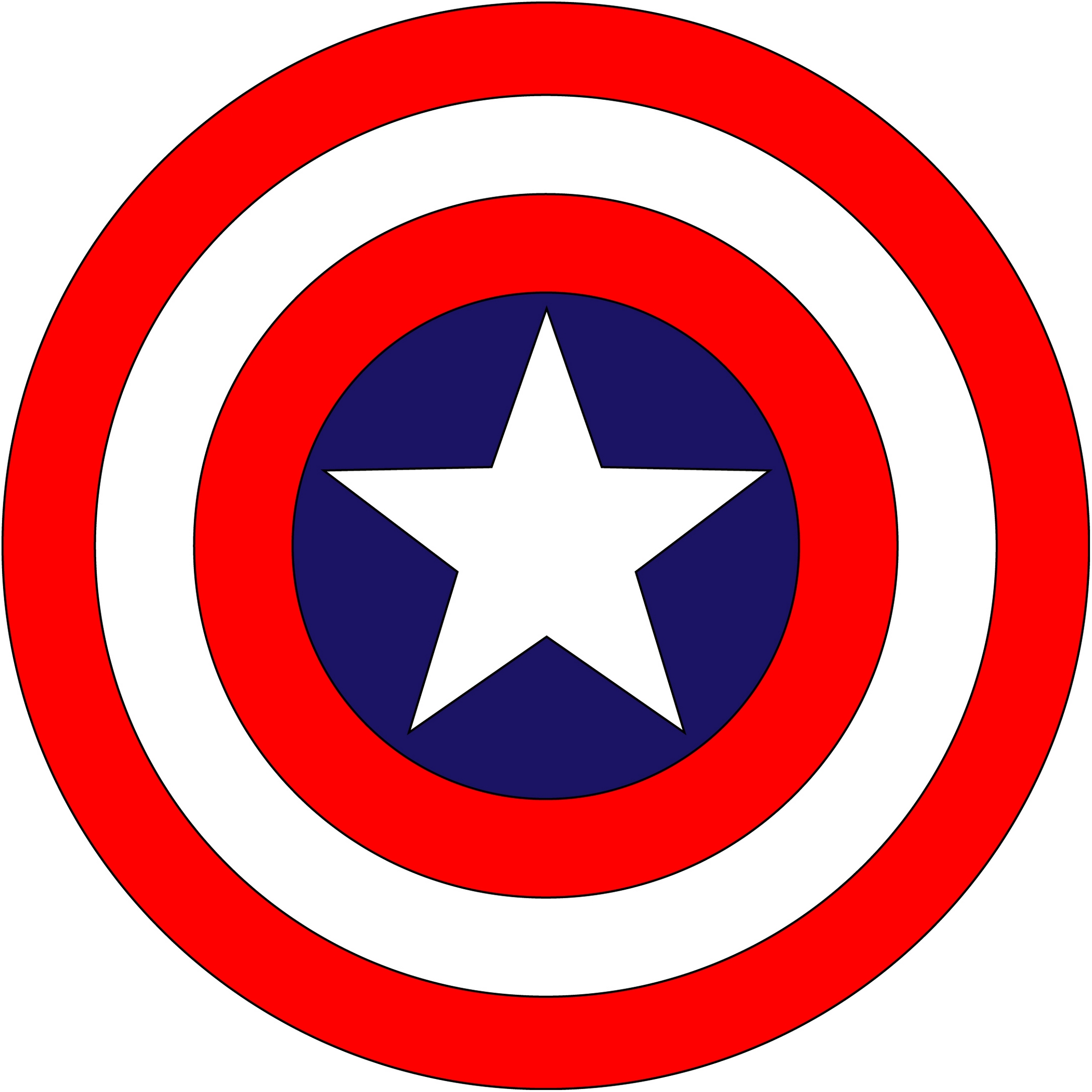 Captain America Logo Clipart 