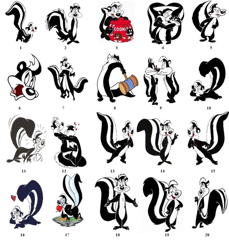 tatuaje pepe le pew - Clip Art Library