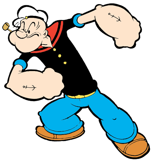Popeye the Sailor Man Clip Art Image