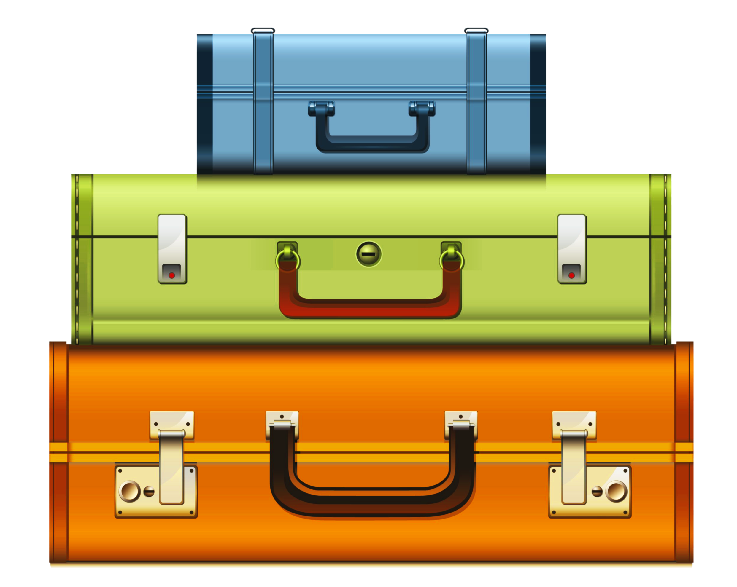 traveling suitcase clipart