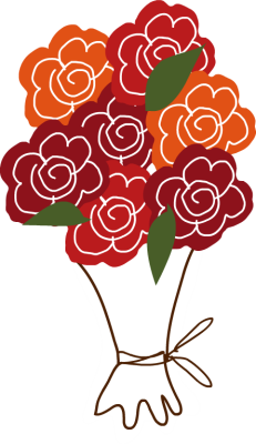 Bouquet cliparts 