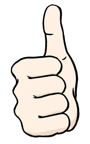 Thumbs-Up Icon - Positive Feedback & Approval Symbol