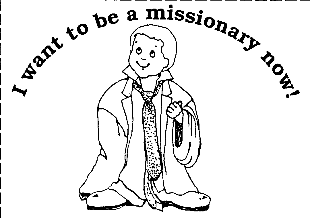 Lds Missionary Black And White Clipart 