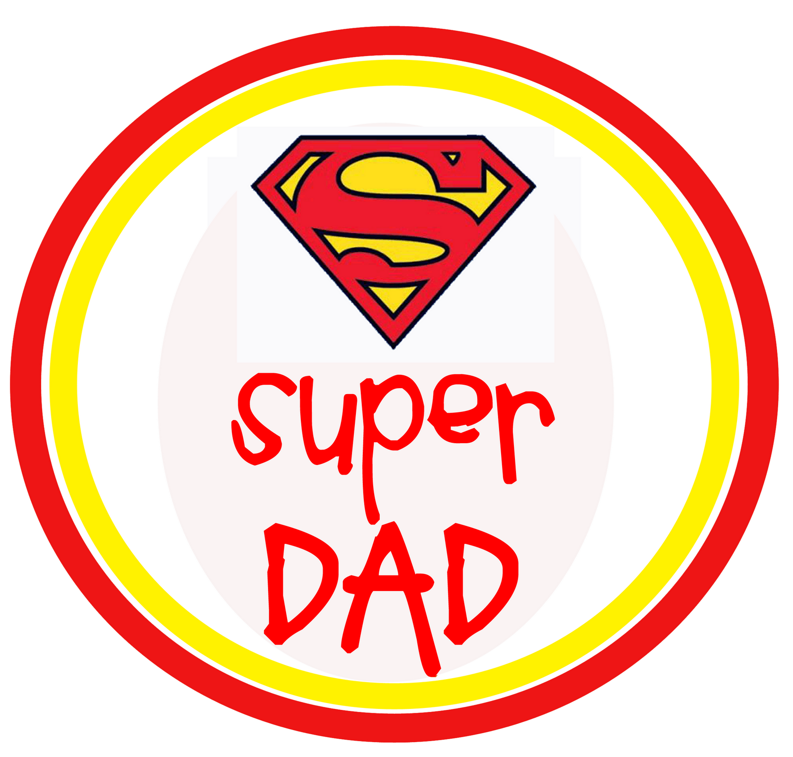 Super Dad - Celebrating Heroic Fathers with Superman-Inspired Design