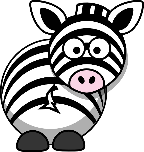 Clipart Of Cartoon Zebras 
