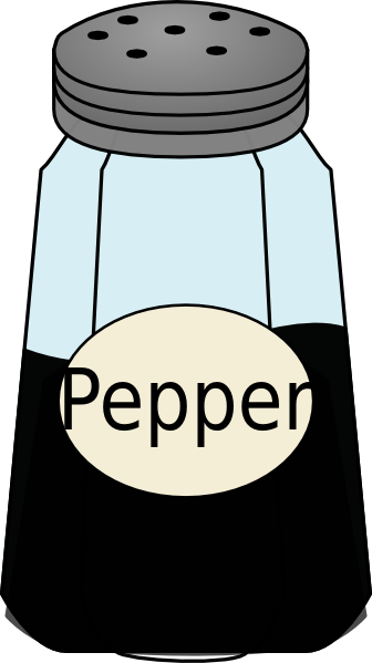 Salt And Pepper Shaker Clipart 