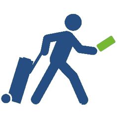 Backpack Traveler Explorer Stick Figure Pictogram Icon Royalty