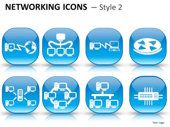 PowerPoint Graphics With Computer Network Ppt Clipart Slides 