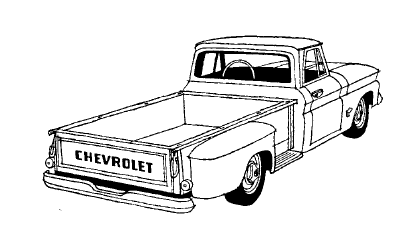 Old Chevy Truck Clipart 