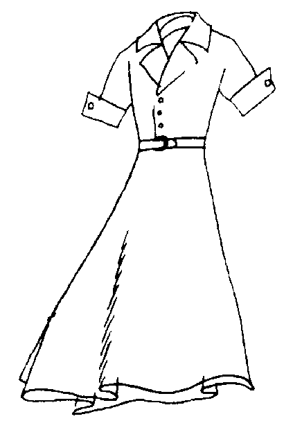 Girl Dresses Clipart