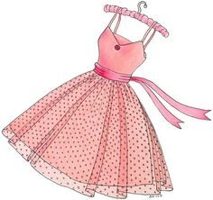 Pink Dress Clipart