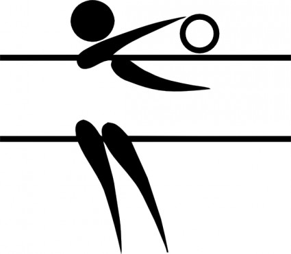 Volleyball Spike Pictogram - Official Sport Icon for Web and Print