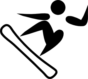 Snowboarding cliparts 