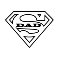 Super Dad Logo - Heroic Fatherhood Design for Gifts & Apparel