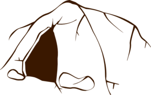 Dark Brown Cave Clip Art 