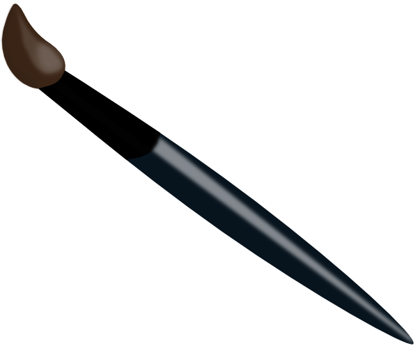 Paintbrush Icon - Digital Illustration for Art and Design Resources