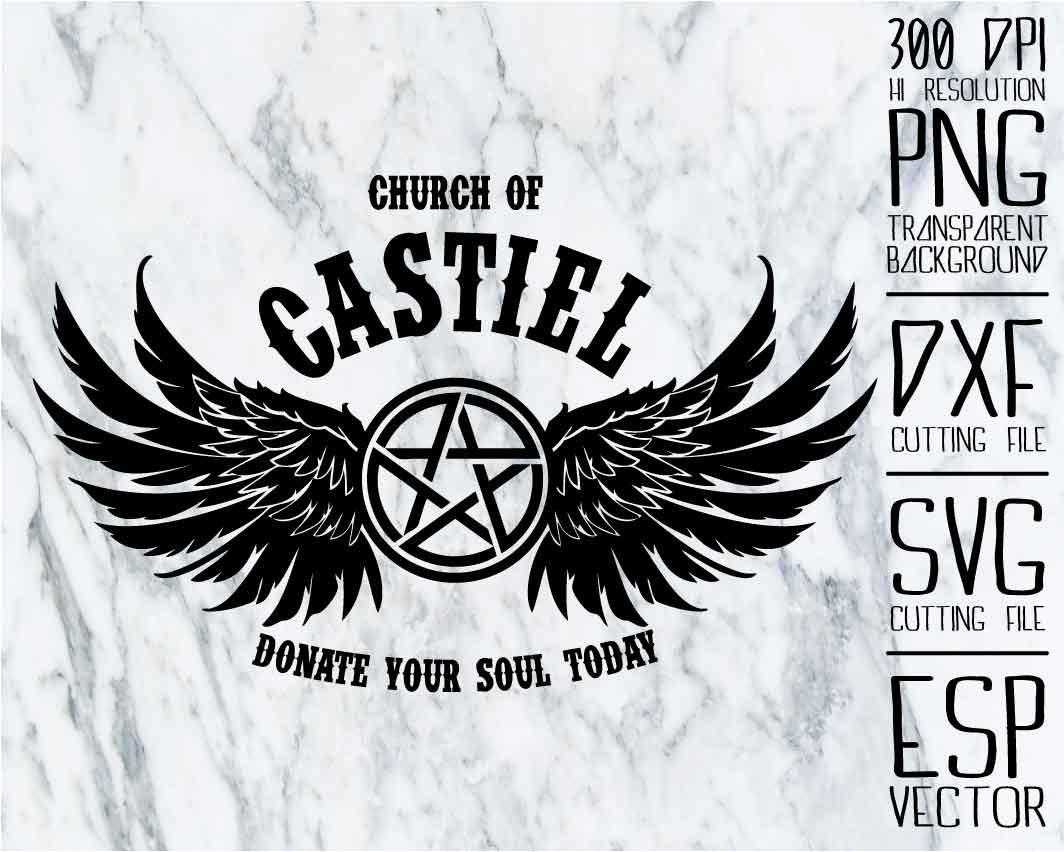 Supernatural Church of CASTIEL Clipart /PNG by Just1Dollar 