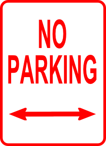 No Parking Sign - Official Traffic Signage for Restricted Zones