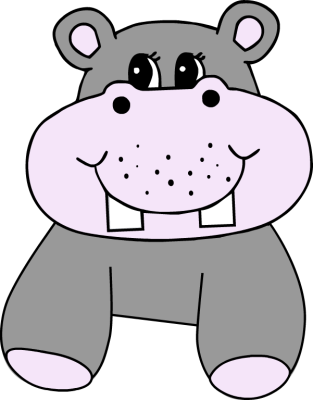 Hippopotamus clipart image