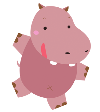 Hippo Illustration