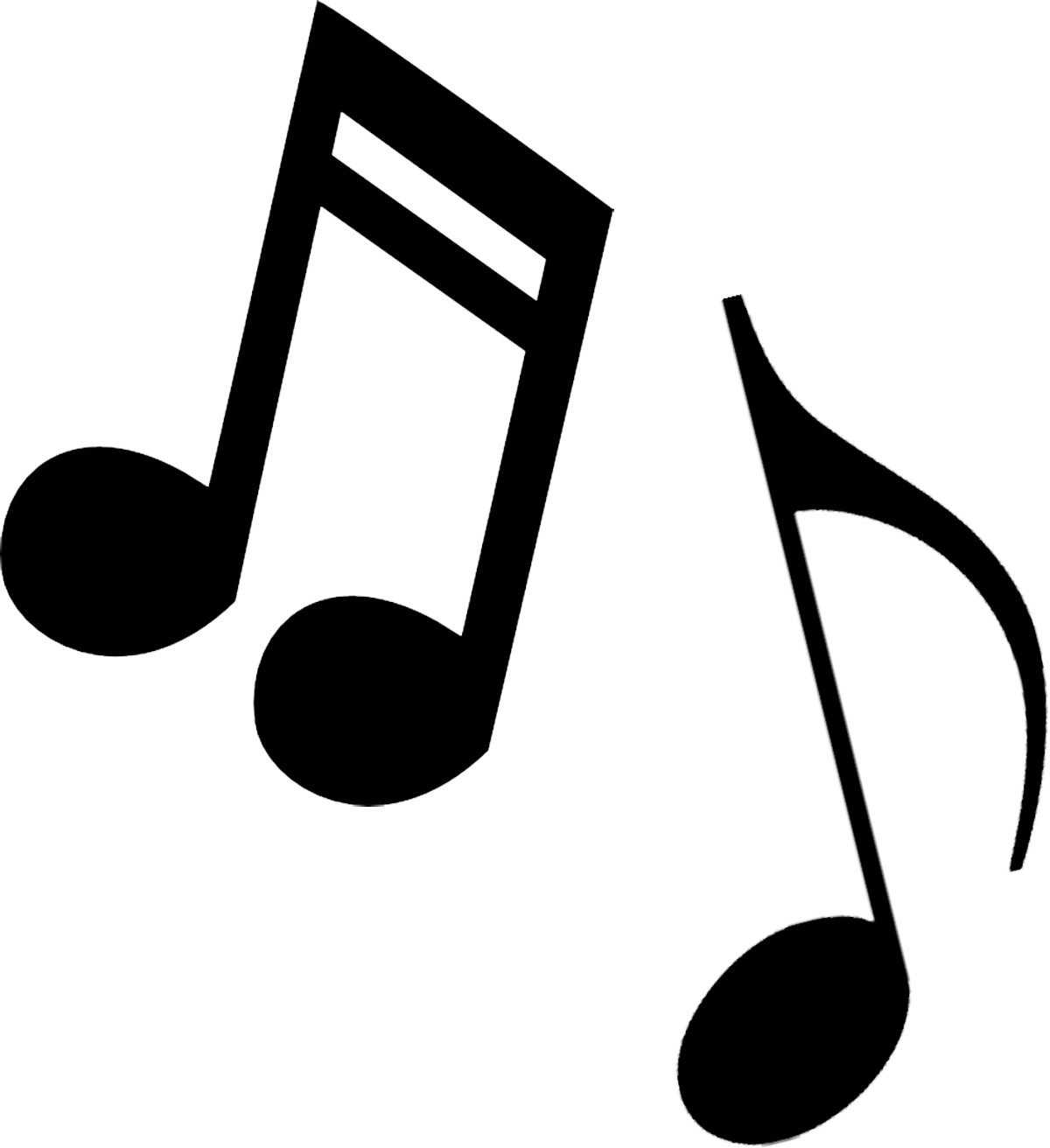 Musical music notes clipart free clipart image image