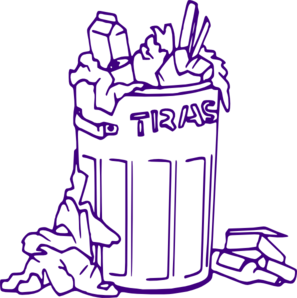 Overflowing Trash Can Illustration - Waste Management Visual