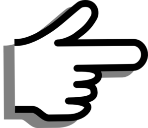 Finger Pointing Clipart