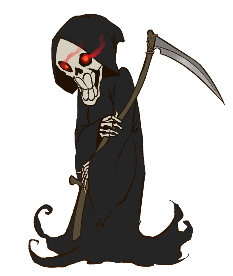Free to Use &, Public Domain Grim Reaper Clip Art 