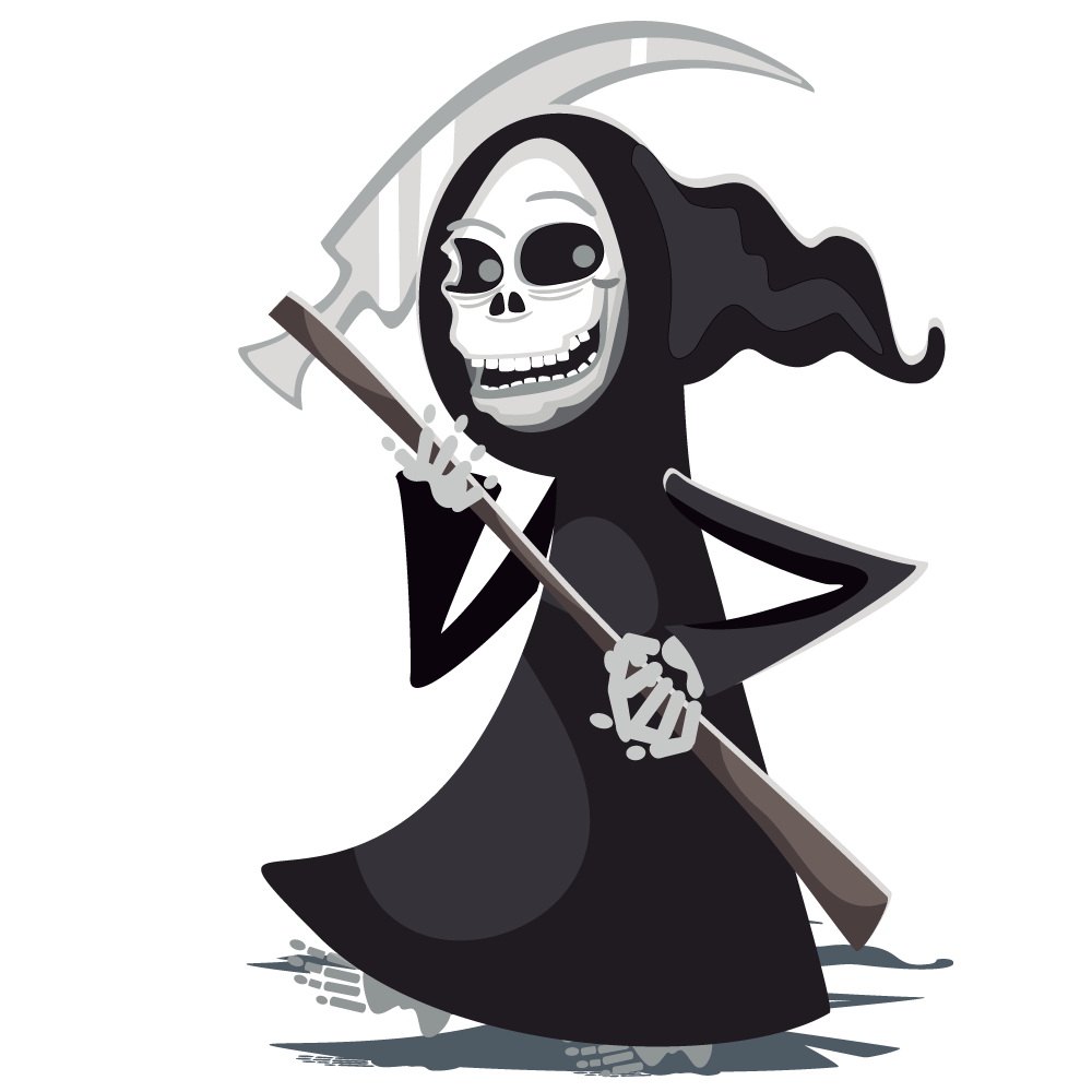 Free grim reaper clipart public domain halloween clip art image 