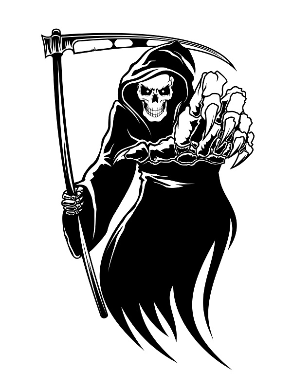 Grim reaper3 clip art image 