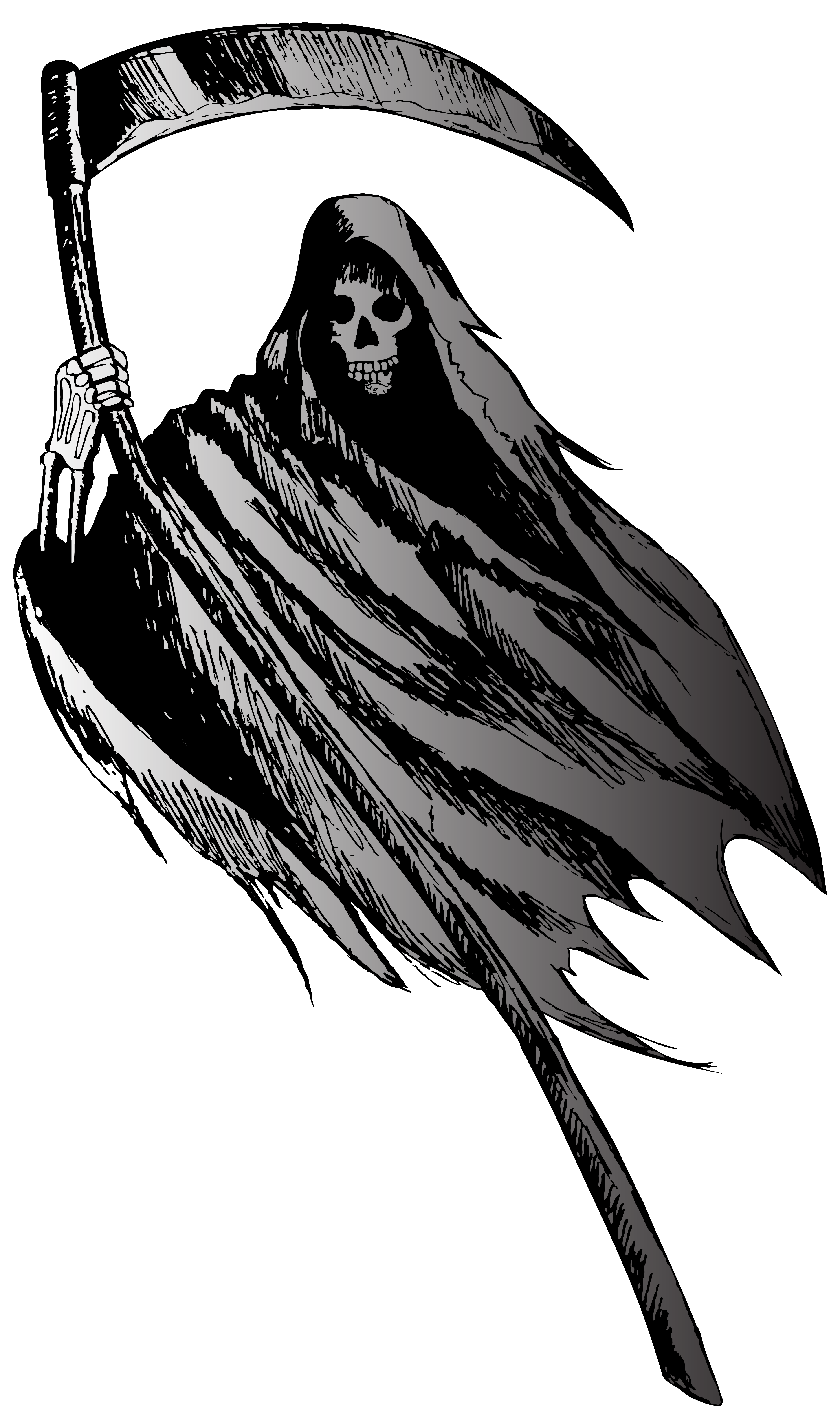 Grim Reaper PNG Clipart Image 