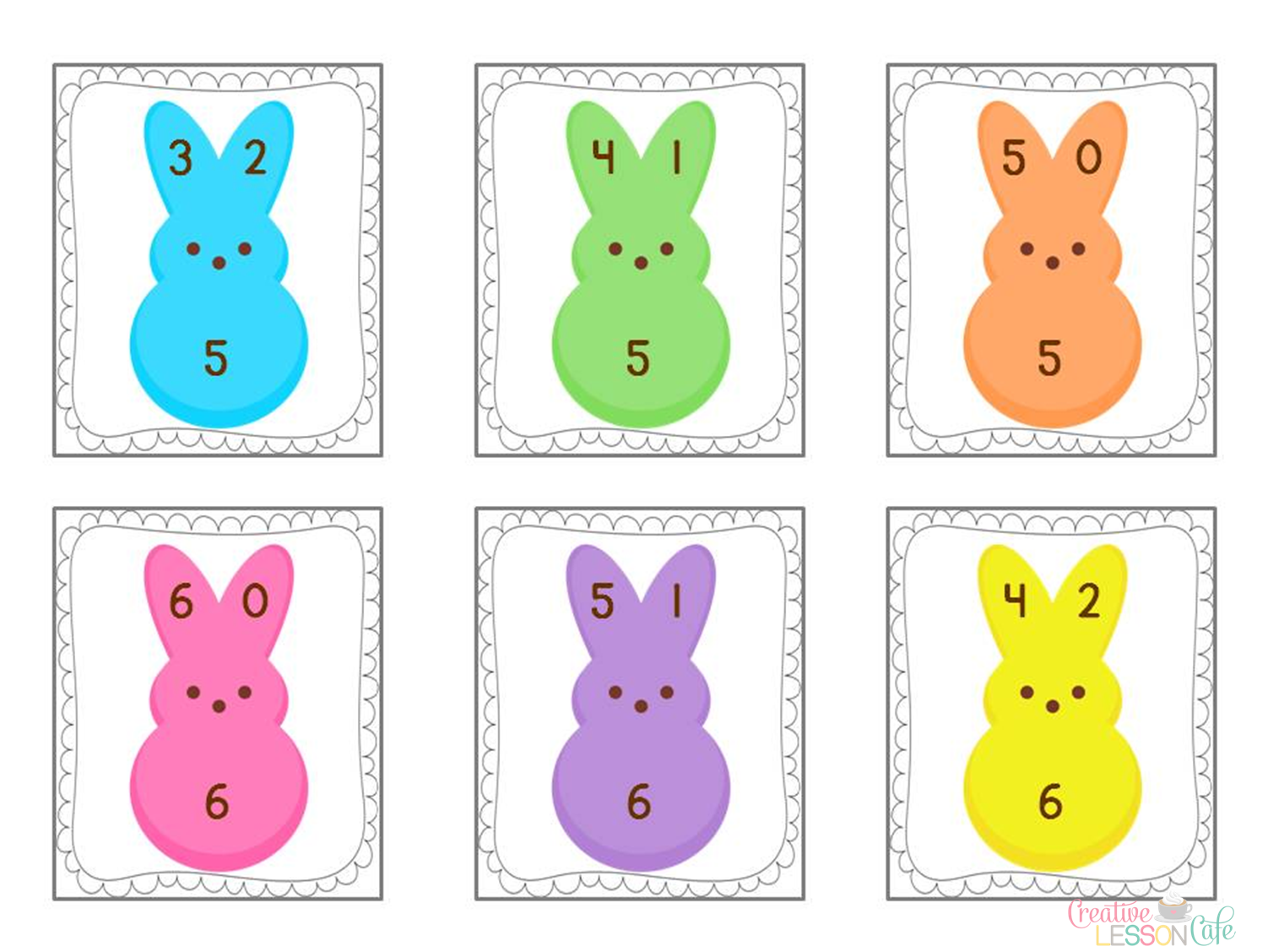 Creative Lesson Cafe: Easter Math Centers and a Freebie 
