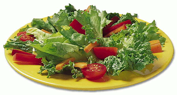 Vibrant Fresh Salad with Lettuce, Tomatoes & Peppers - Healthy Meal Idea