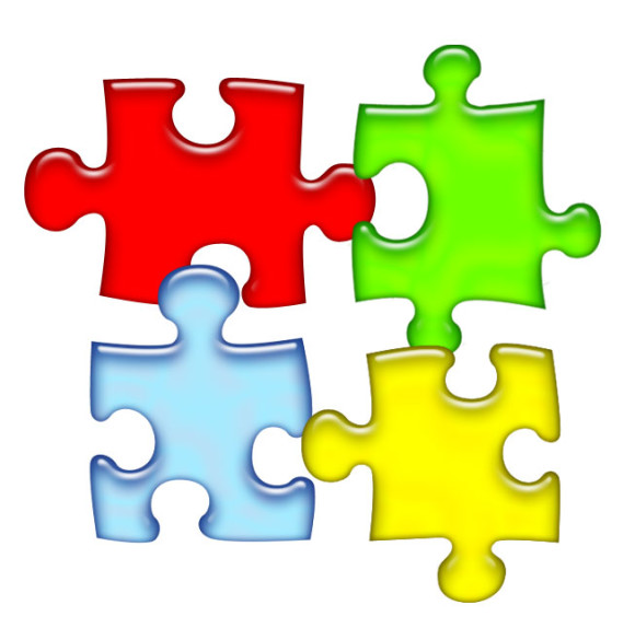 Colorful Puzzle Pieces Illustration - Symbol of Connection & Problem Solving