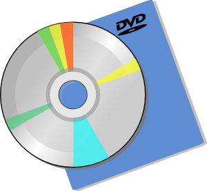 DVD Disc and Case - Digital Media Storage Icon