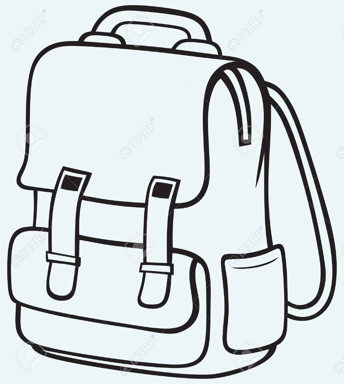 How to draw a simple schoolbag #fypシ #easydrawing #kidstiktok #kiddraw... |  TikTok