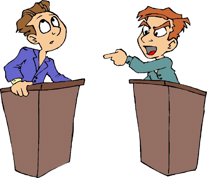 Debate cliparts 
