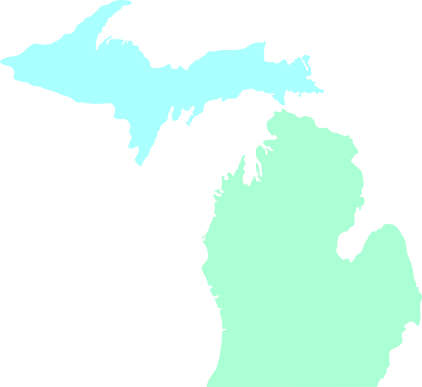 Michigan Map Outline 