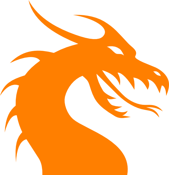 dragon silhouette - Clip Art Library