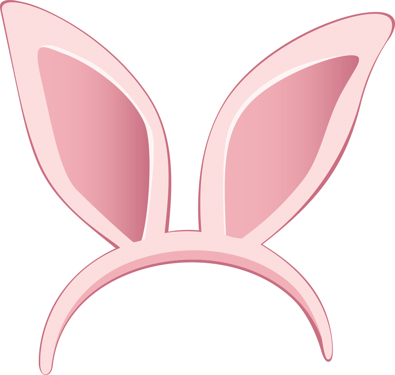 Pink Bunny Ears Headband - Festive Costume Accessory for Parties & Events