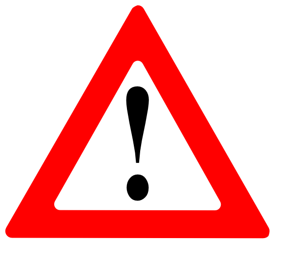 icon red warning png - Clip Art Library