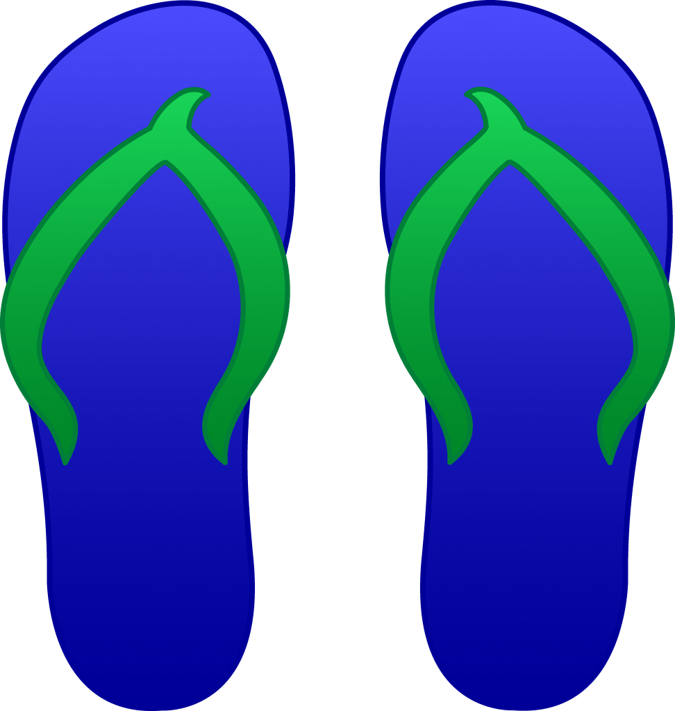Add Comfort to Your Designs with Blue Slippers Cliparts