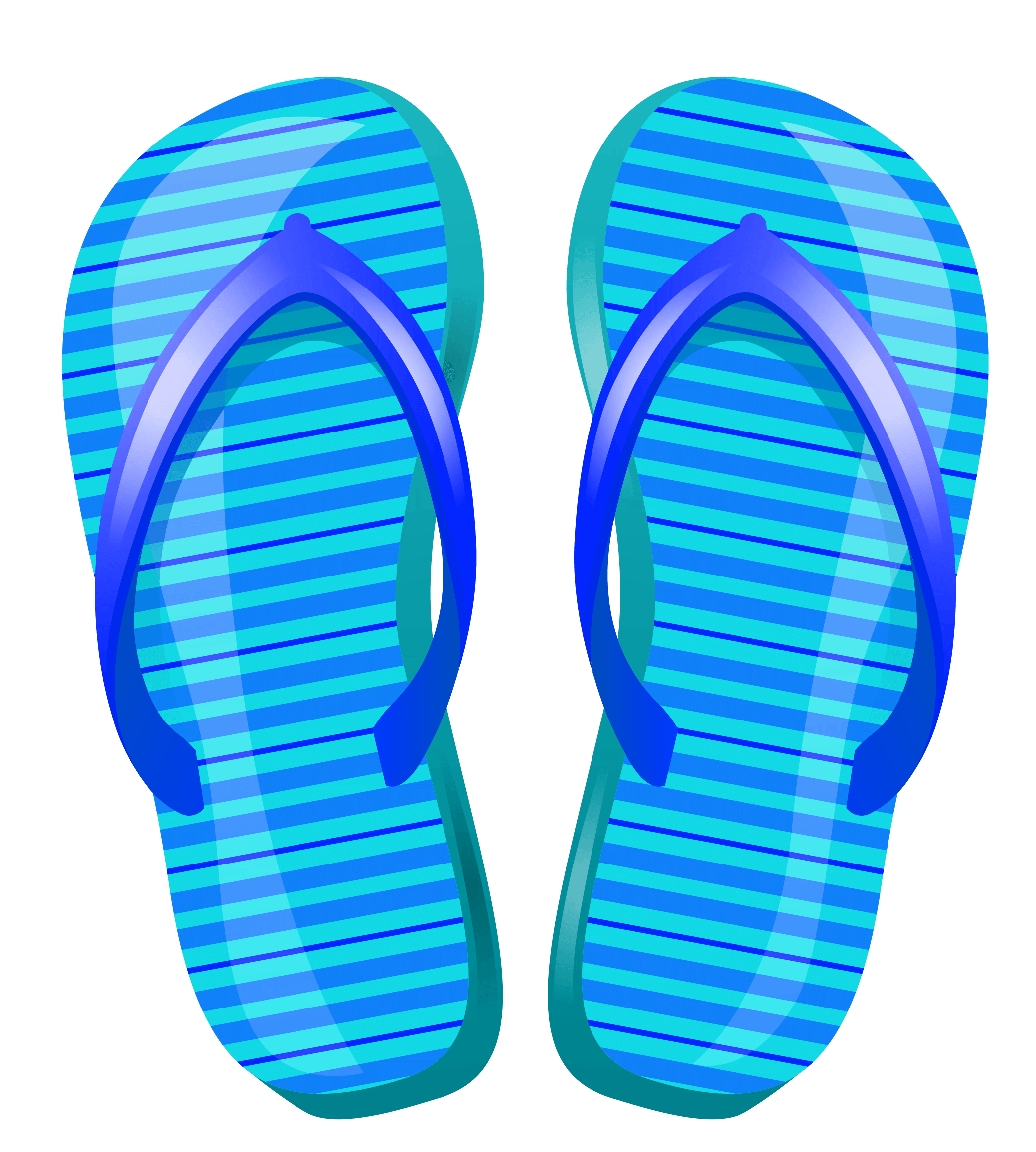 Add Comfort to Your Designs with Blue Slippers Cliparts