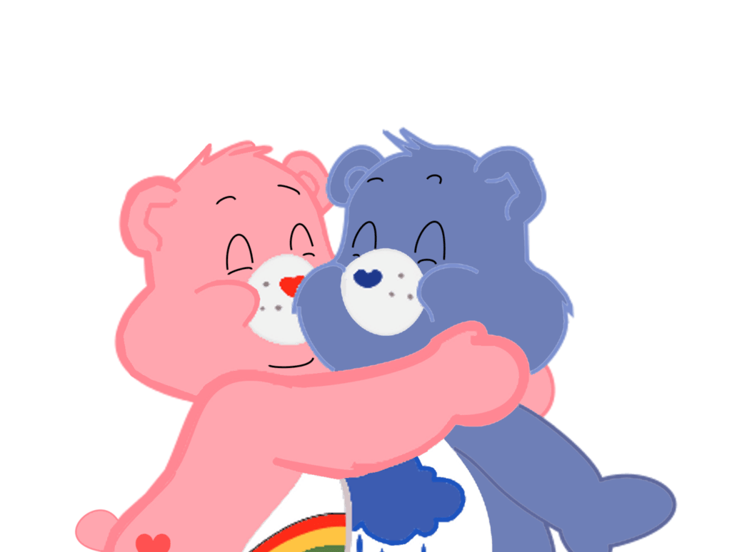 cartoon character hugs cartoon - Clip Art Library
